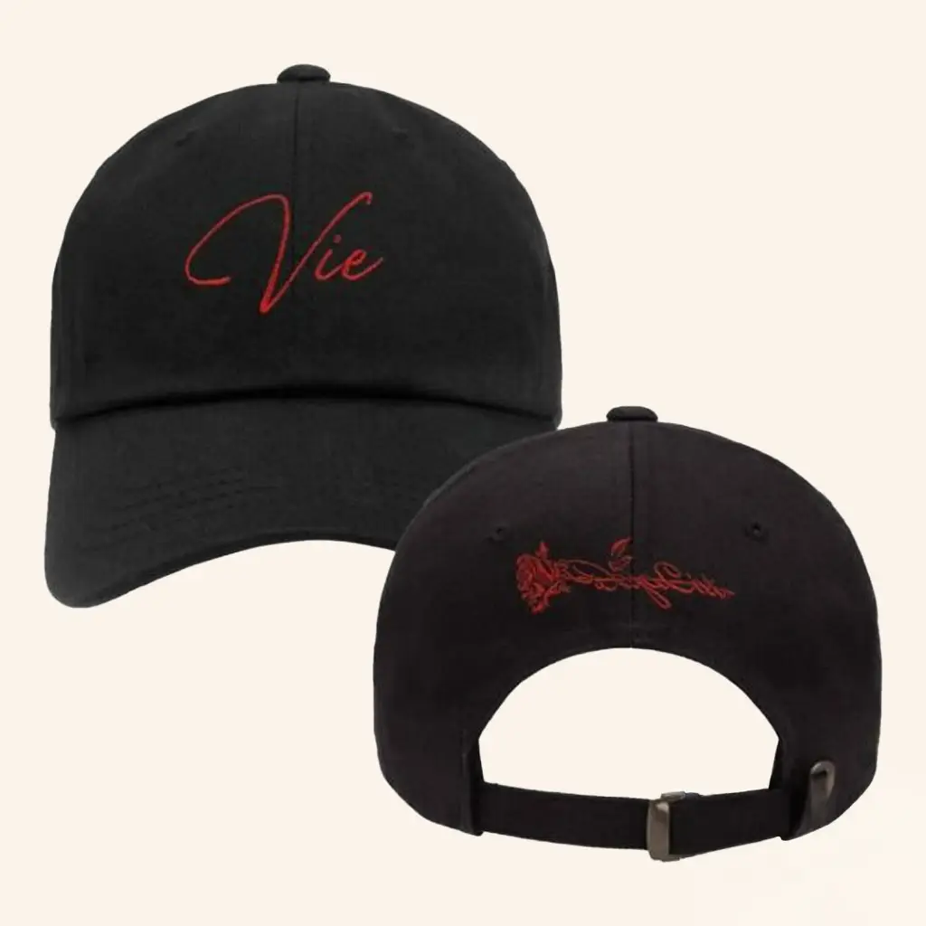 Doja Cat Merch Embroidered Black Vie Hat Best Gifts For Music Lovers -WearandDecor