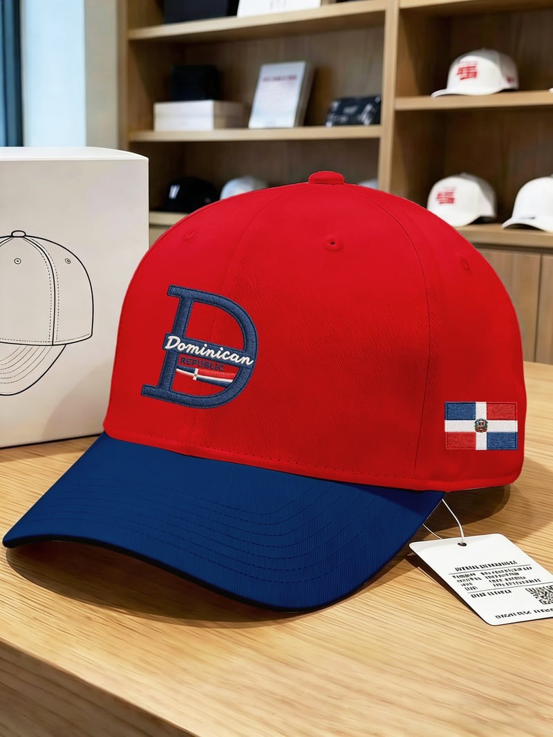 Dominican Baseball Dad Hat Flag Dominican Republic Baseball Ball Cap Gift For Brother