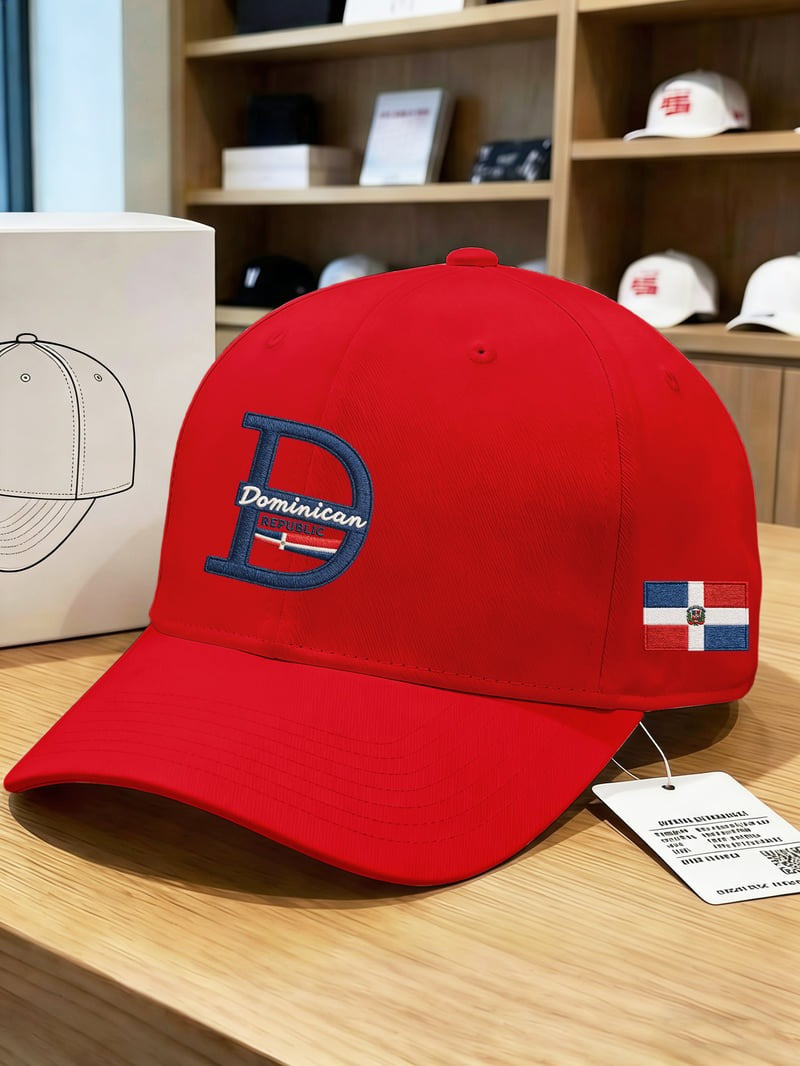 Dominican Baseball Dad Hat Flag Dominican Republic Baseball Ball Cap Gift For Dad