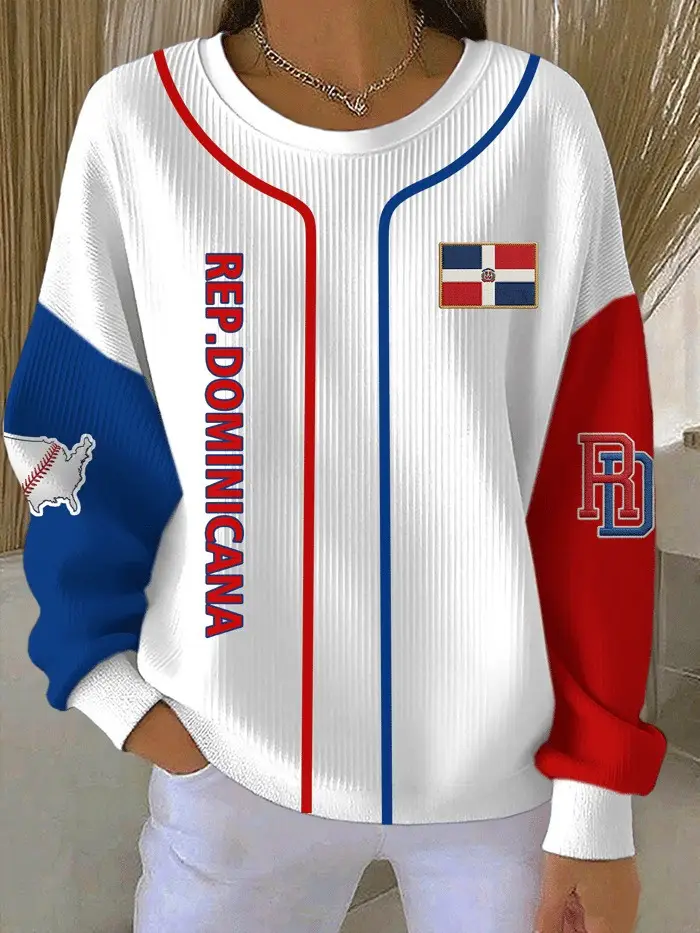 Dominican Republic Baseball Sweatshirt DR World Baseball Classic 2026 Apparel