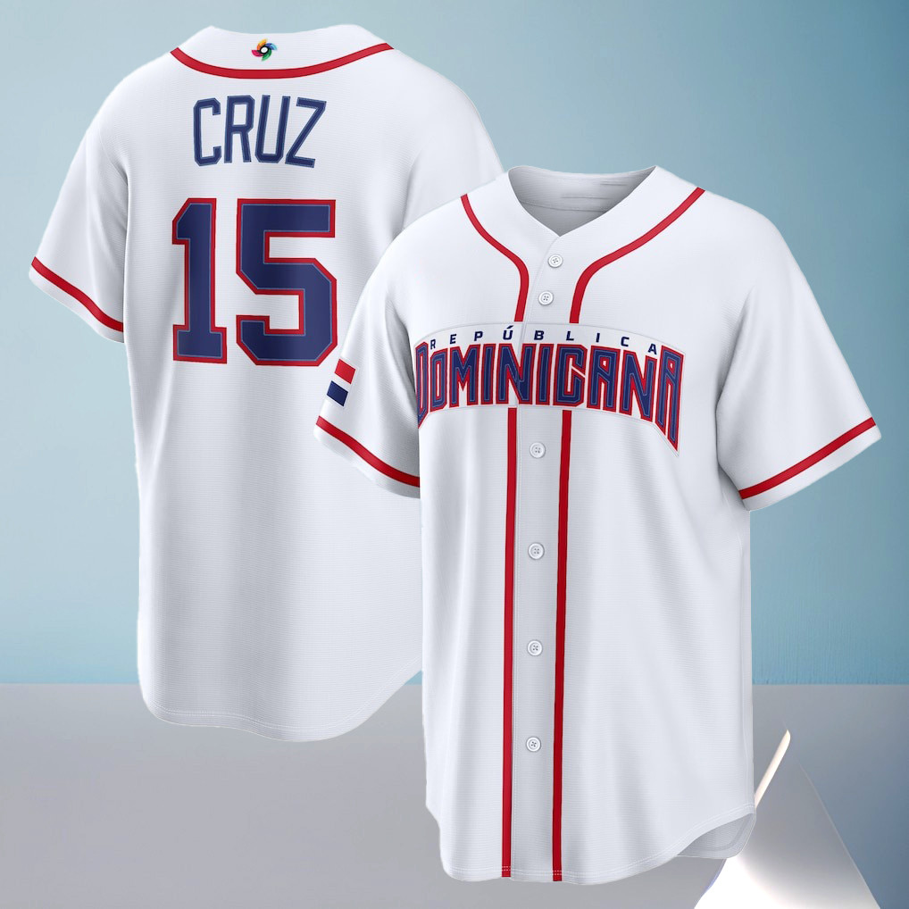 Dominican Republic Jersey Oneil Cruz 2026 World Baseball Classic Home Stadium Clothes