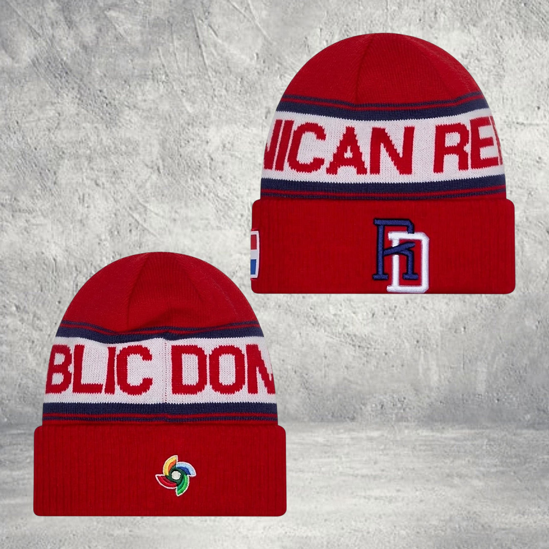 Dominican Republic World Baseball Classic 2026 New Era Beanie WBC Hat