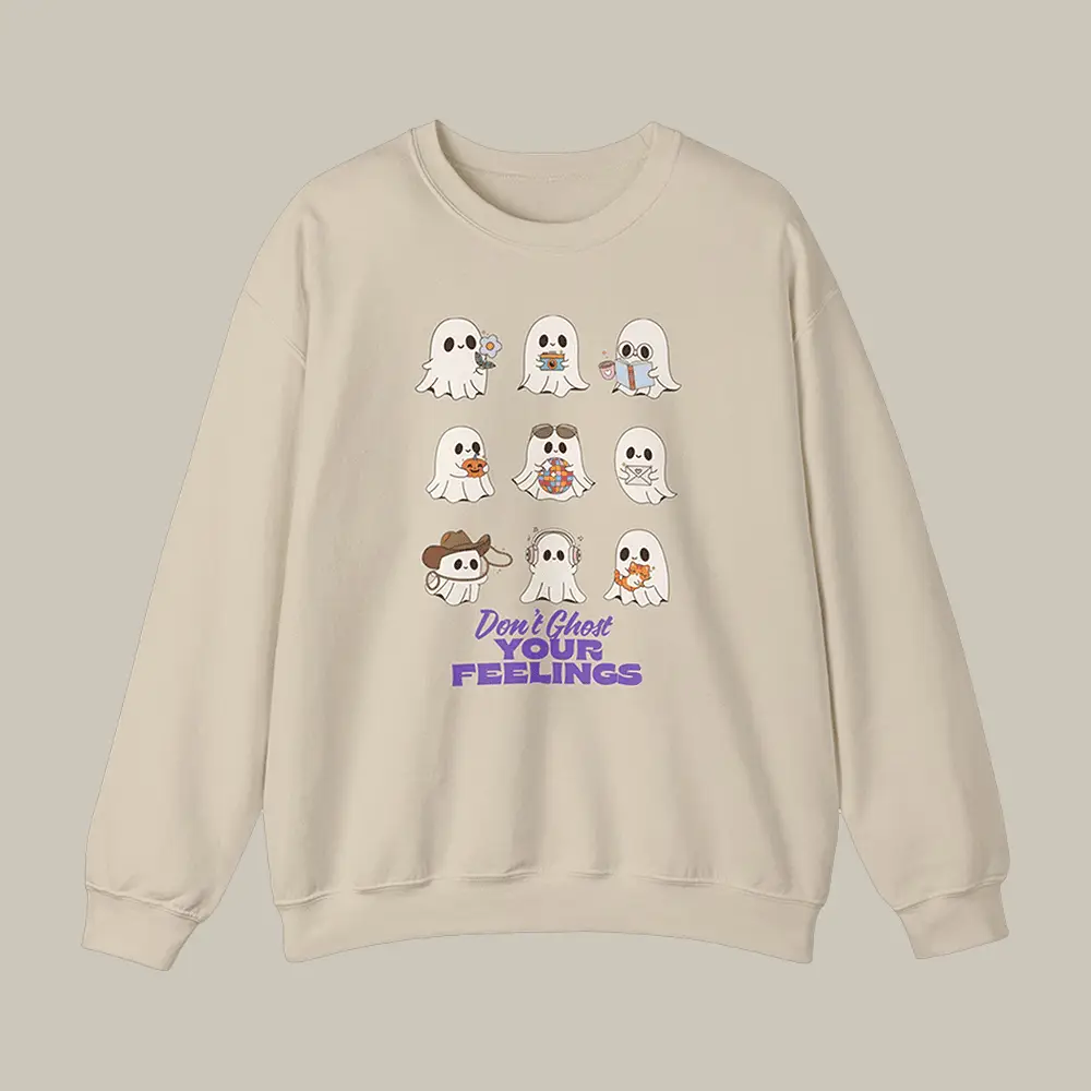 Don’t Ghost Your Feelings Bethesda Sweatshirt Bethesda Merchandise Gift For Her Don’t Ghost Your Feelings Bethesda Sweatshirt Bethesda Merchandise Gift For Her - Image 1