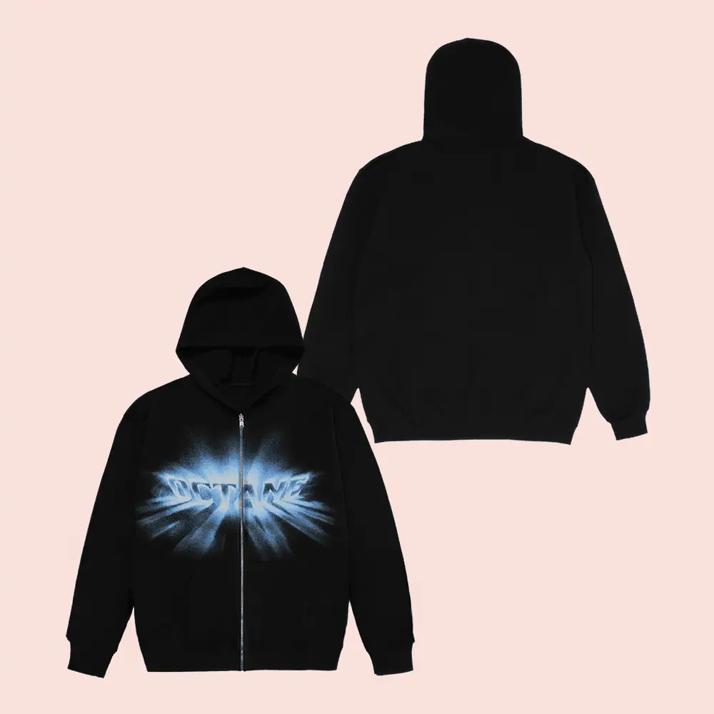 Don Toliver Merch Octane Halo Zip Hoodie Octane Don Toliver Merch Music Fan Apparel