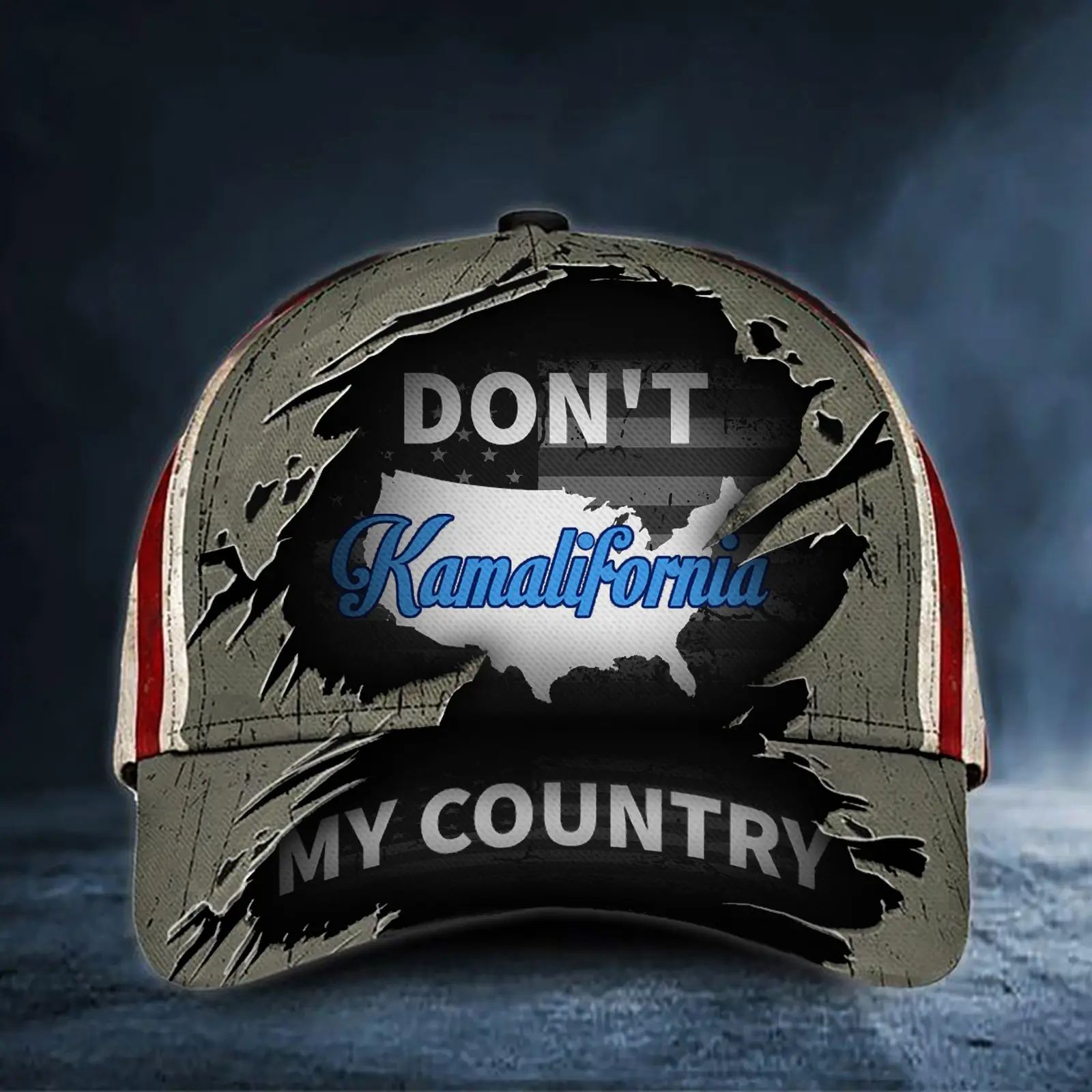 Don't California My Country Hat Anti Kamala Support Trump 2024 Hat Gifts For Dad