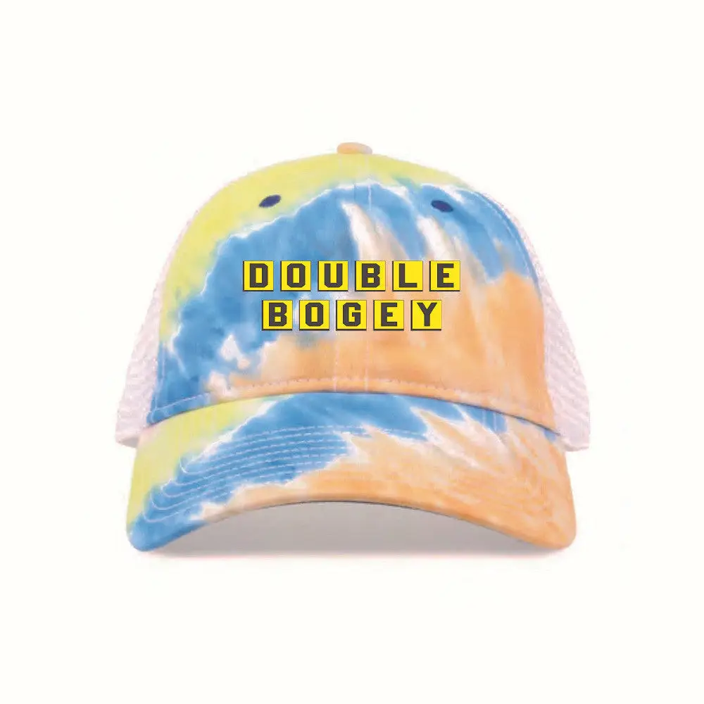 Double Bogey Waffle House Hat Double Bogey Tie Dye Trucker Hat Gifts For Her -WearandDecor Double Bogey Waffle House Hat Double Bogey Tie Dye Trucker Hat Gifts For Her -WearandDecor - Image 1