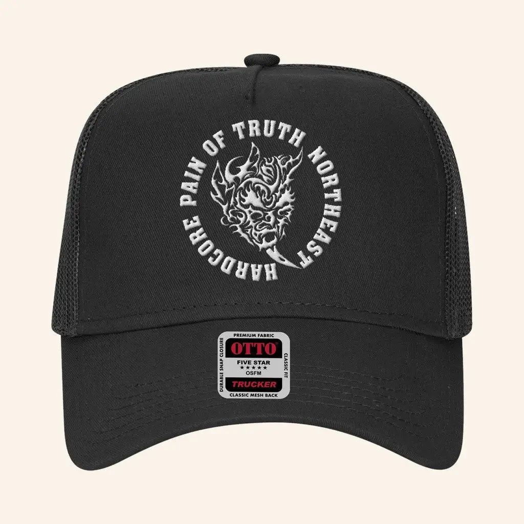 Down Right Merch Pain Of Truth Northeast Hc Trucker Hat Best Gifts For Boyfriend -WearandDecor