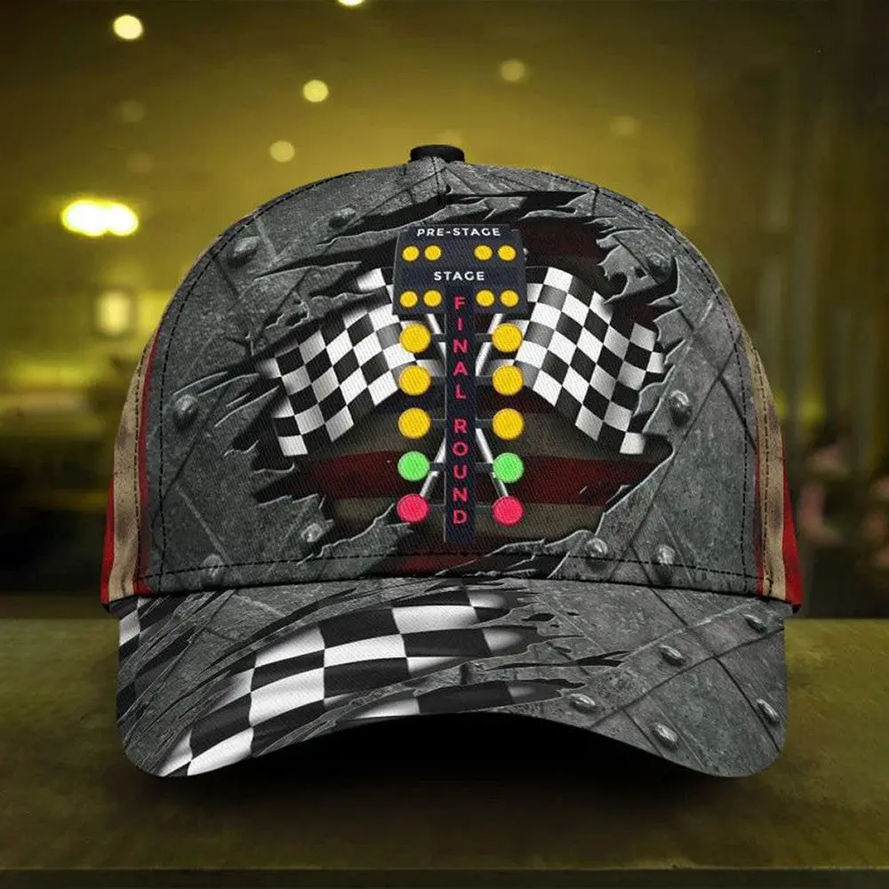 Drag Racing Hat Old Vintage Racing Hats Gifts For Drag Racers Men's -WearandDecor