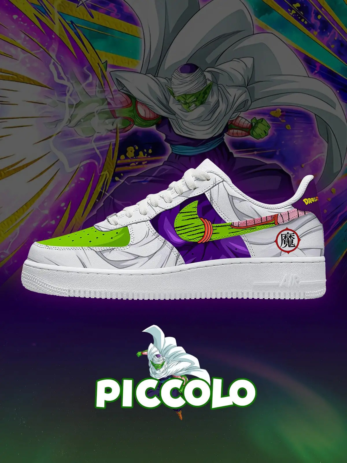 Dragon Ball Piccolo Air Force 1 Shoes Sneakers