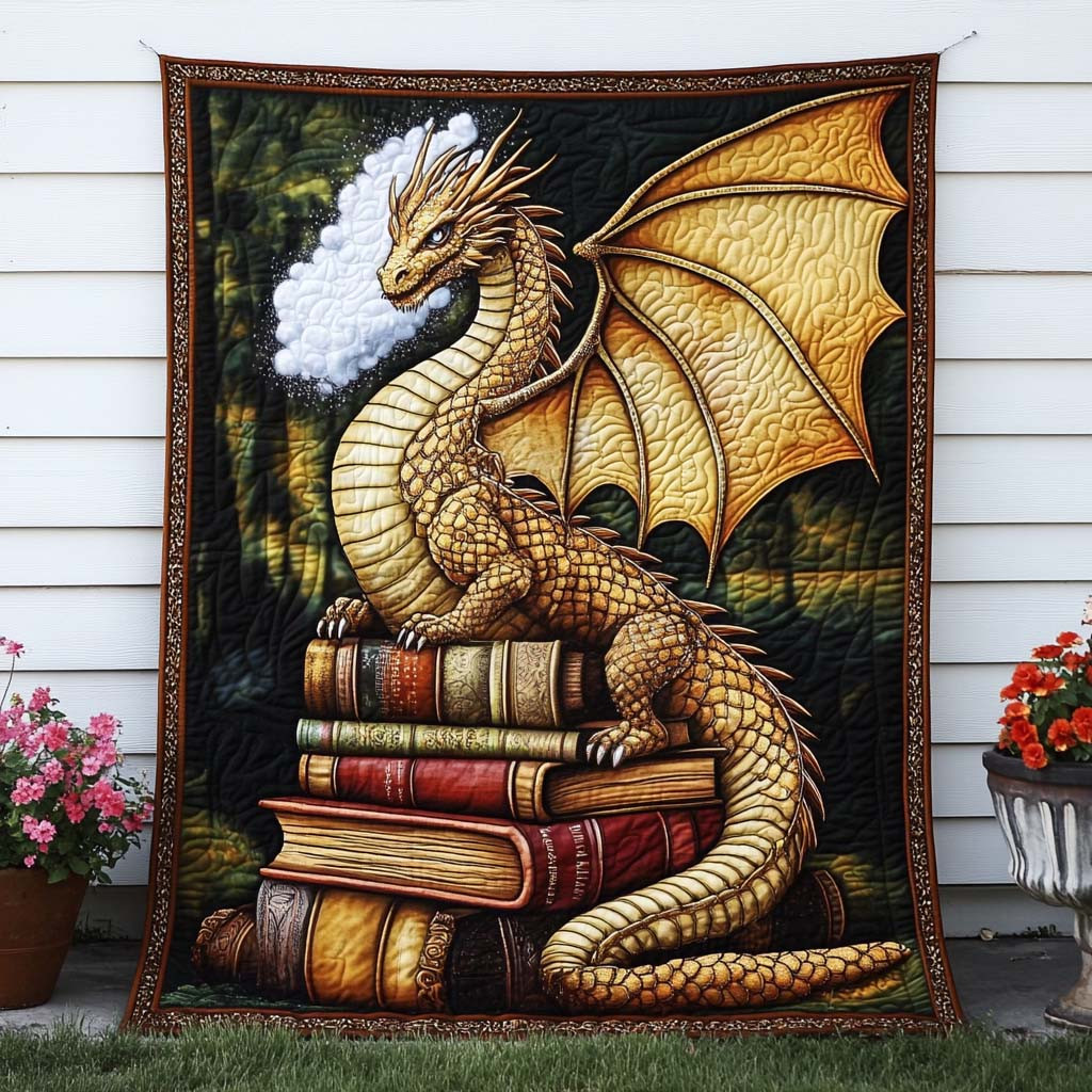Dragon Oath Quilted Blanket Bed Christmas Decor Hummingbird Gifts For Sisters Dragon Oath Quilted Blanket Bed Christmas Decor Hummingbird Gifts For Sisters - Image 1