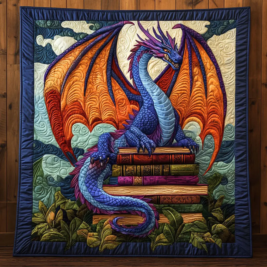 Dragon Quilt Blanket For Couch Mother's Day Presents For Grandma