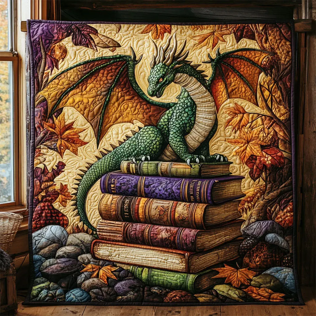 Dragon Quilt Easter Throw Blanket Cute Mothers Day Gifts