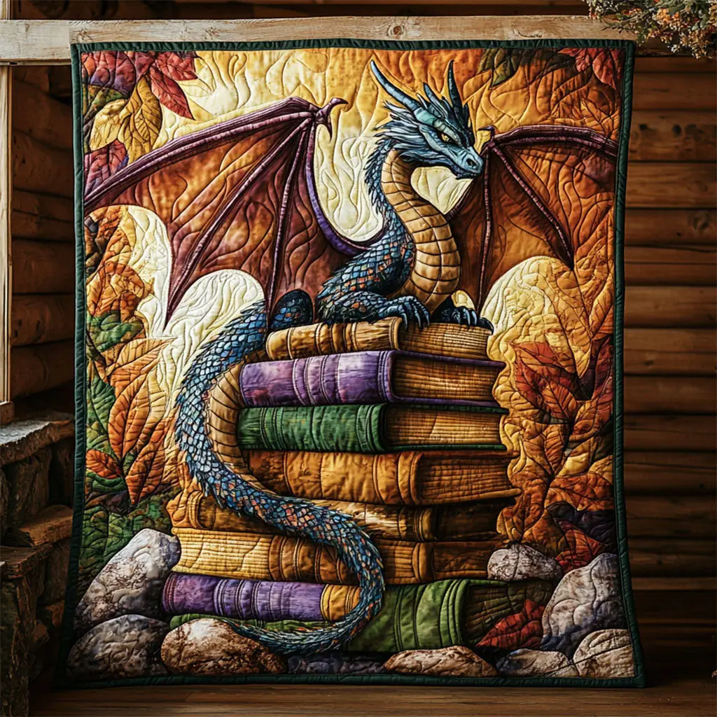 Dragon Quilt Luxury Throw Blankets Unique Father'sDay Gifts
