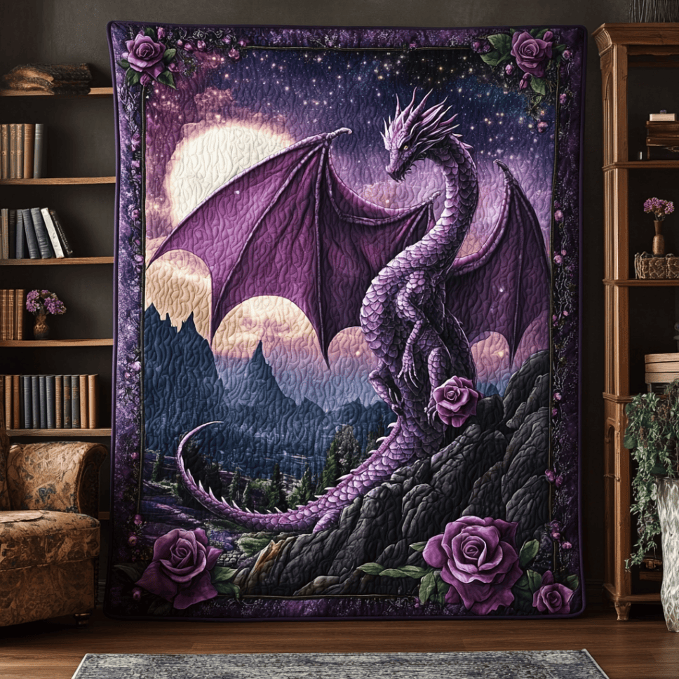 Dragon Soul Quilted Blanket Christmas Bedroom Decor Unique Dragon Gifts Dragon Soul Quilted Blanket Christmas Bedroom Decor Unique Dragon Gifts - Image 1