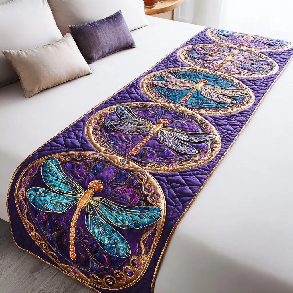 Dragoy Dawn Light Quilted Bed Runner Dawn Dragoy Light Garden Gift