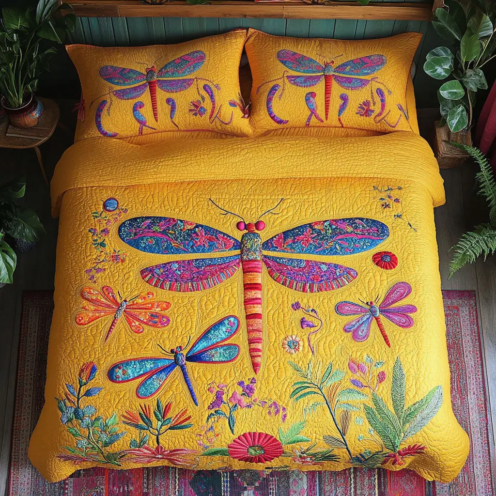 Dragoy In Bright Quilted Bedding Set Duvet Cover Bedspread Bedroom Decor Gifts For Husband