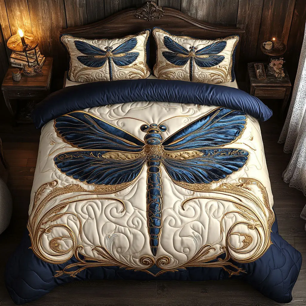 Dragoy Spirit Quilted Bedding Set Duvet Cover Bedspread  Bedroom Decor For Couples