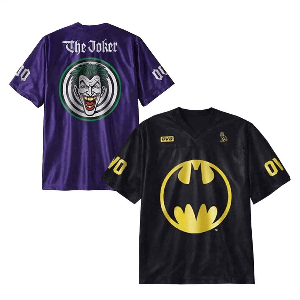 Drake’s OVO Batman x Joker Jersey Birthday Gift For Brother