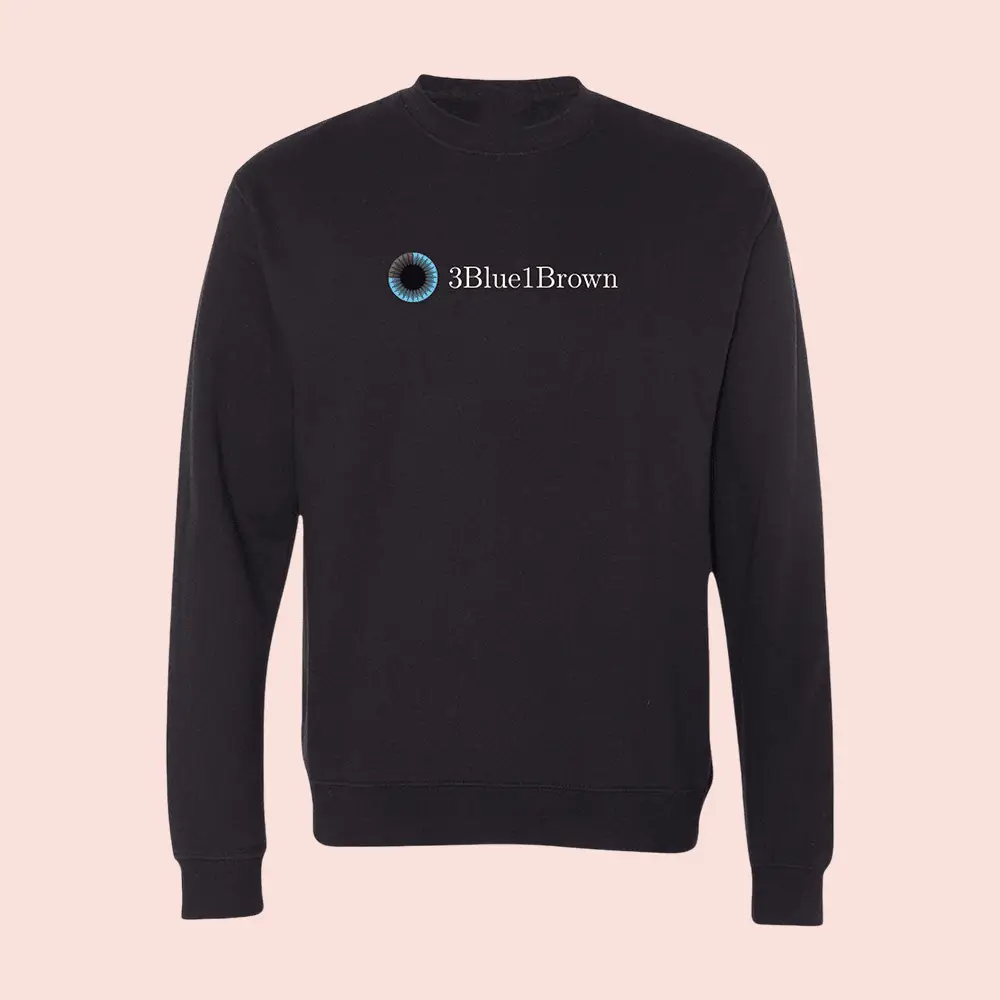 Drawfee Merch 3Blue1Brown Crewneck Sweatshirt Clothes Gift For Your Brothers