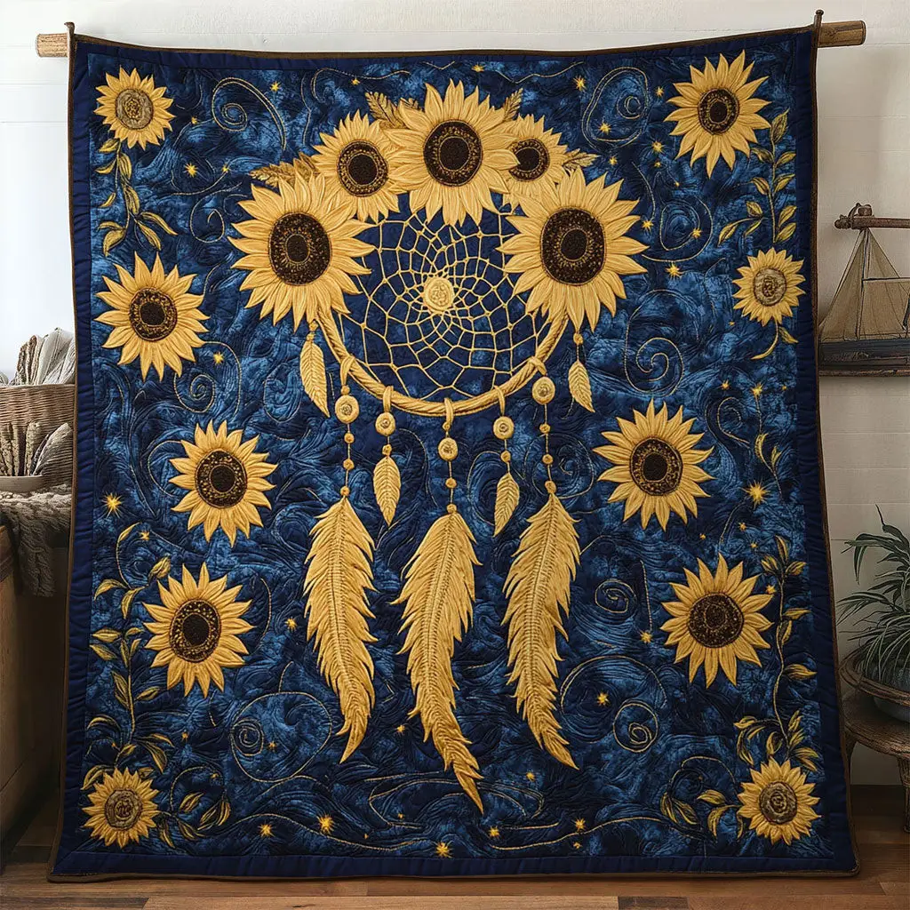 Dreamcatcher Starlight Soul Quilt Beautiful Quilt Blanket Gift for Cozy Living Dreamcatcher Starlight Soul Quilt Beautiful Quilt Blanket Gift for Cozy Living - Image 1