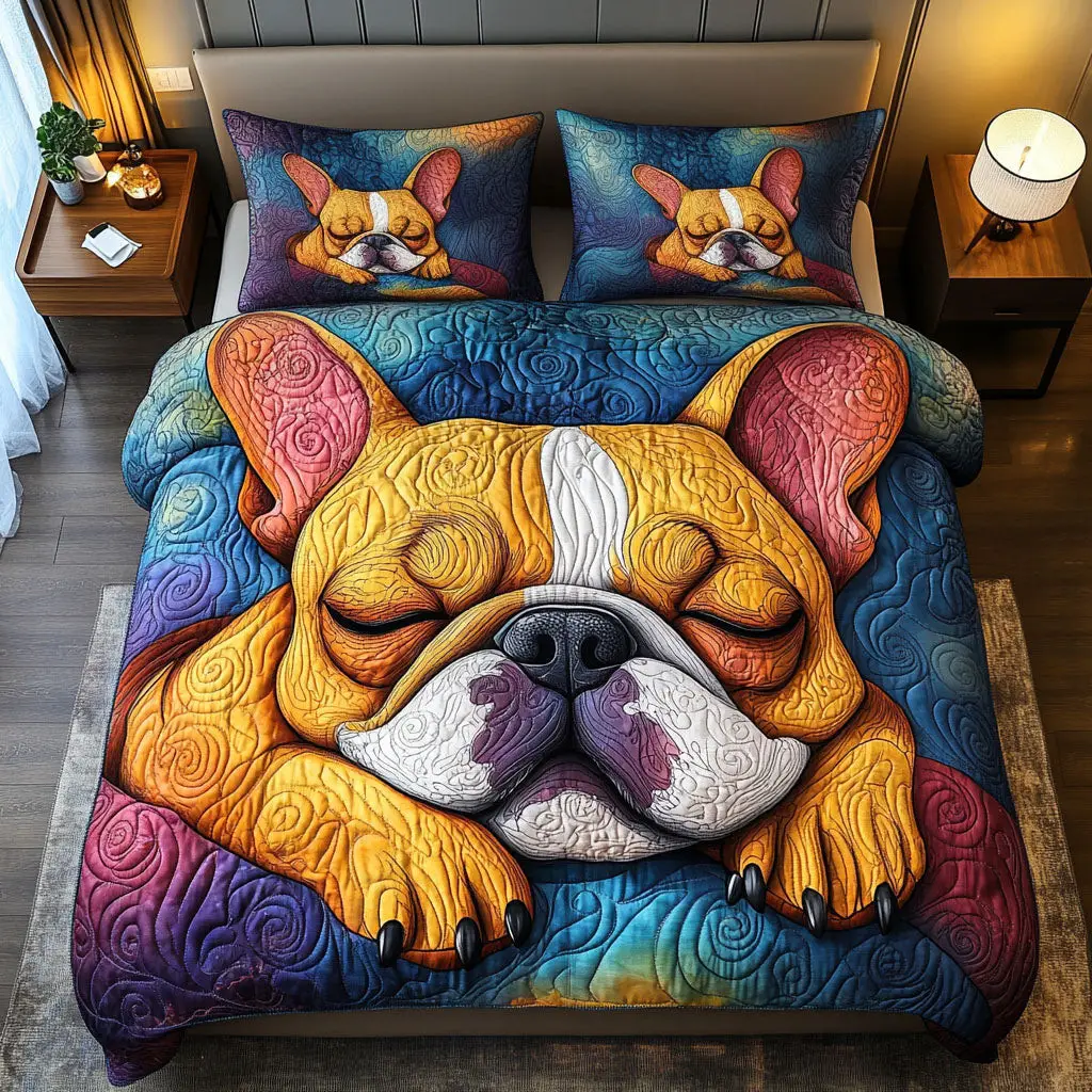 Dreamy Napper Quilted Bedding Set Stylish Bedding Merch Gift for Home Lovers Dreamy Napper Quilted Bedding Set Stylish Bedding Merch Gift for Home Lovers - Image 1