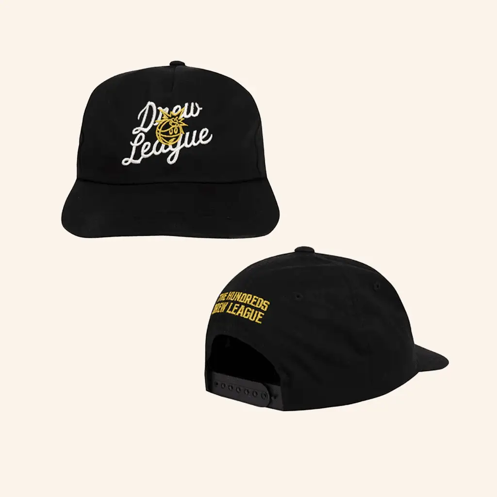 Drew League Merch The Hundreds X Drew League Snapback Hat Embroidered Him Gifts -WearandDecor