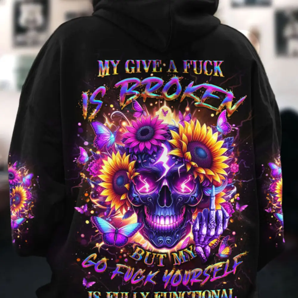 Drink Up B Messy Bun Skull Patrick's Day Hoodie Best Mother's Day Hoodie Ideas For Girlfriend