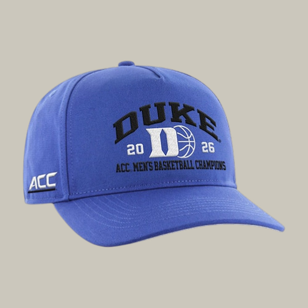 Duke Blue Devils Men's BB ACC Championship 2026 Hat Basketball Merch Fan Gear