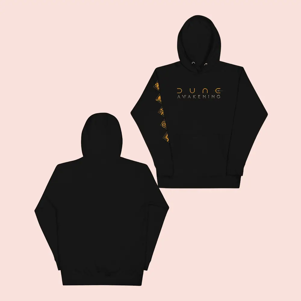 Dune Merch Dune Awakening Logo Hoodie Fan Apparel Unique Gifts For Him Her