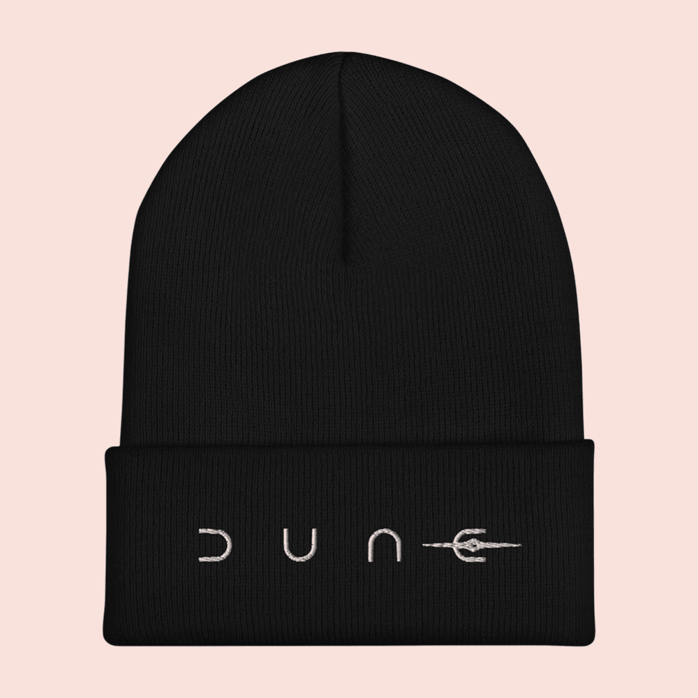 Dune Merch Dune Logo Beanie Black Unique Gifts For Movie Lovers
