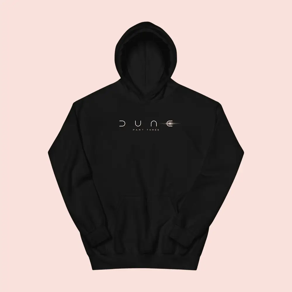 Dune Merch Dune Part Three Logo Hoodie Fan Apparel Father's Day Gifts For Husband
