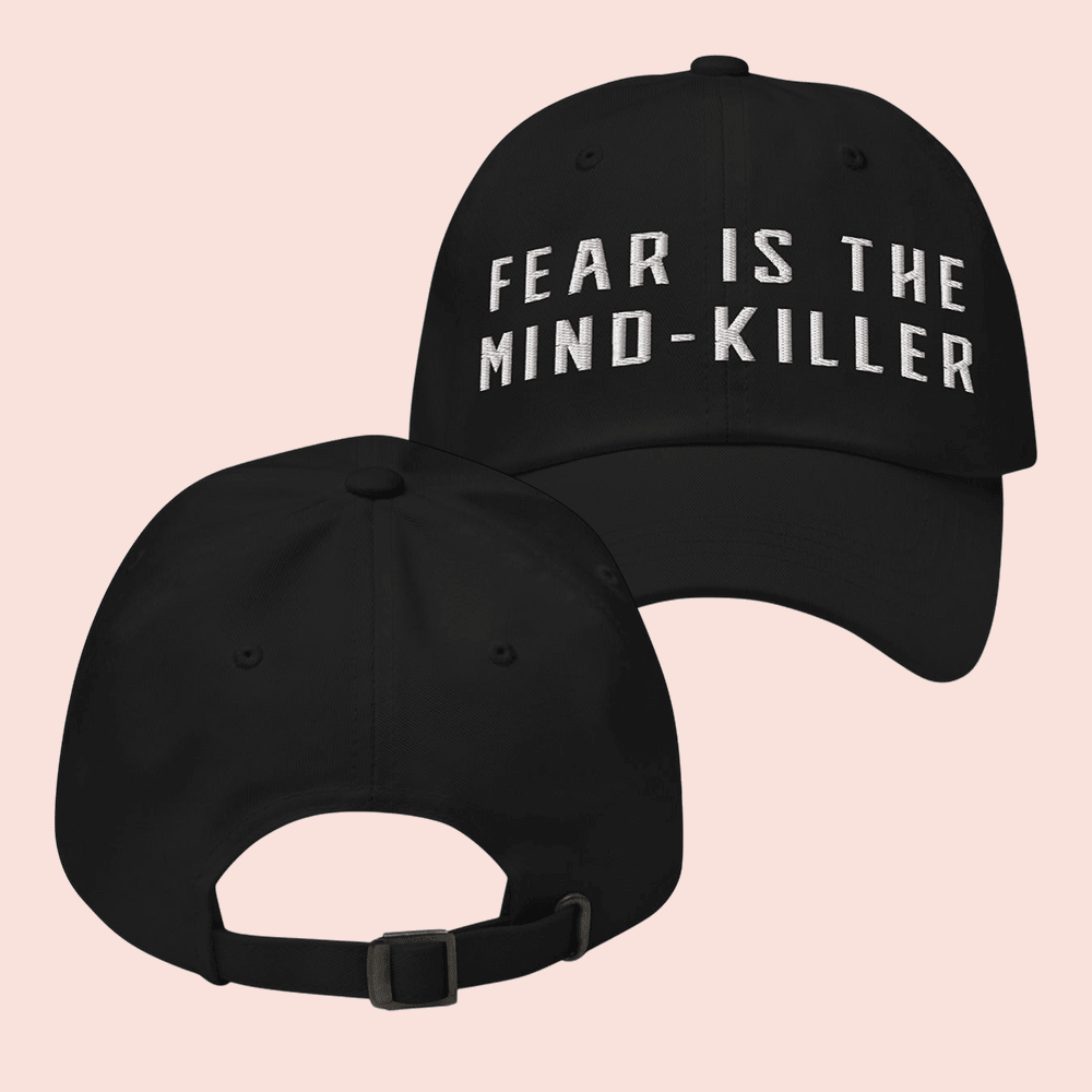 Dune Merch Fear is the Mind-Killer Hat Dune Movie Baseball Cap Best Gifts For Fans