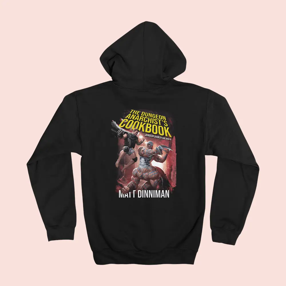 Dungeon Crawler Carl Merch Book 3 The Dungeon Anarchists Cookbook Hoodie Great Book Present