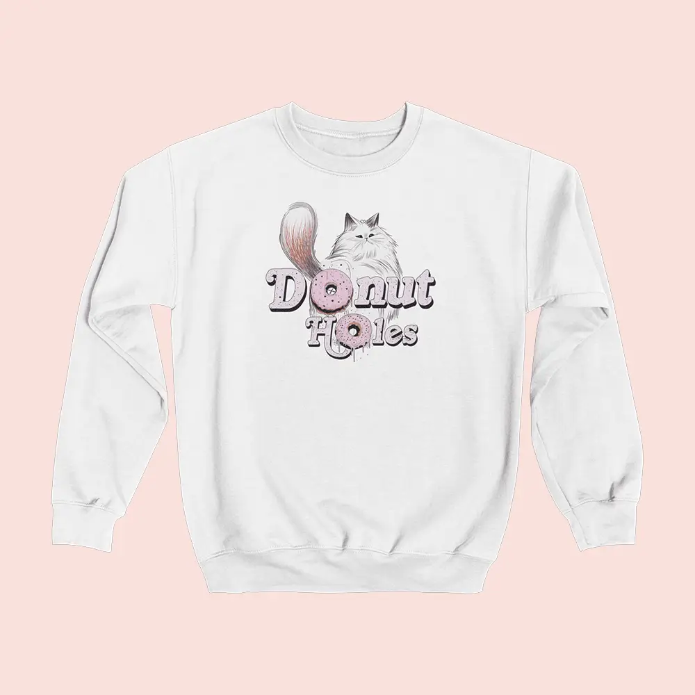 Dungeon Crawler Carl Merch Donut Holes Fan Club Logo Sweatshirt Princess Donut Clothing Gifts