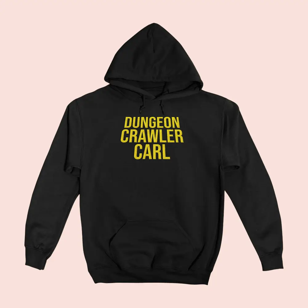 Dungeon Crawler Carl Merch Dungeon Crawler Carl Logo Hoodie Gifts For Fantasy Book Lovers