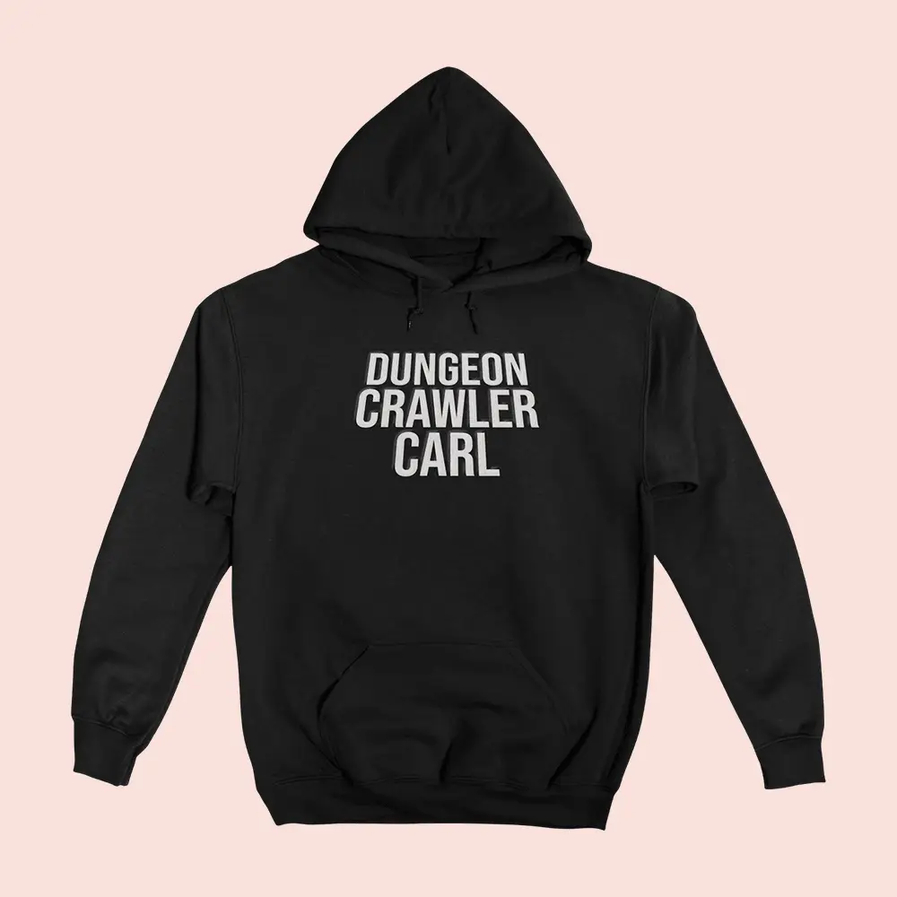 Dungeon Crawler Carl Merch Dungeon Crawler Carl Logo Hoodie Gifts For Fantasy Readers