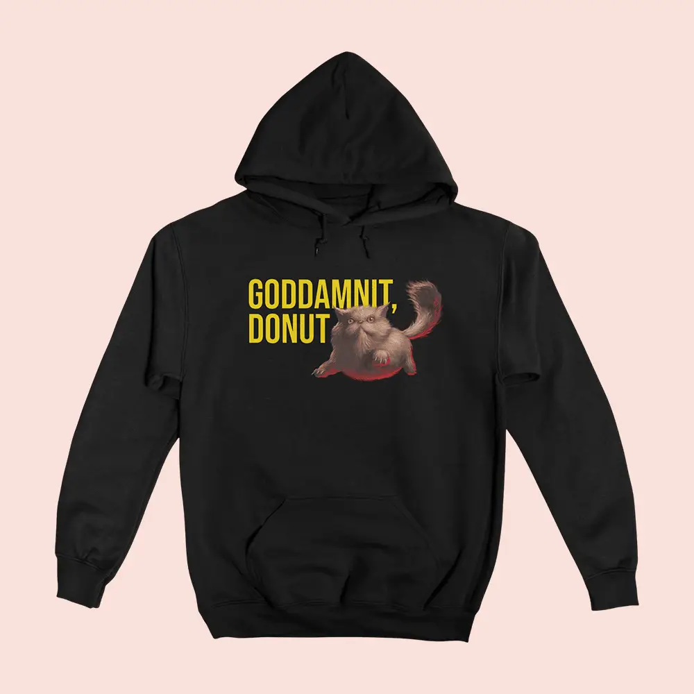 Dungeon Crawler Carl Merch Goddamnit Donut Hoodie Princess Donut Merch Gift For Book Lover