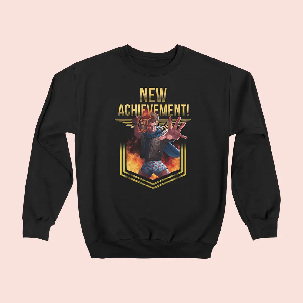 Dungeon Crawler Carl Merch New Achievement Sweatshirt Best Gifts For Fantasy Lovers Dungeon Crawler Carl Merch New Achievement Sweatshirt Best Gifts For Fantasy Lovers - Image 1