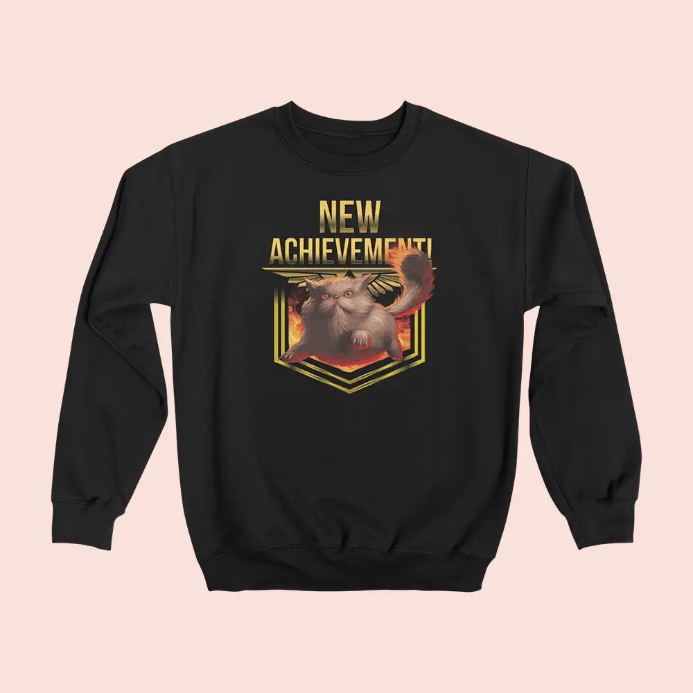 Dungeon Crawler Carl Merch New Achievement Sweatshirt Princess Donut Bookish Clothing Gifts