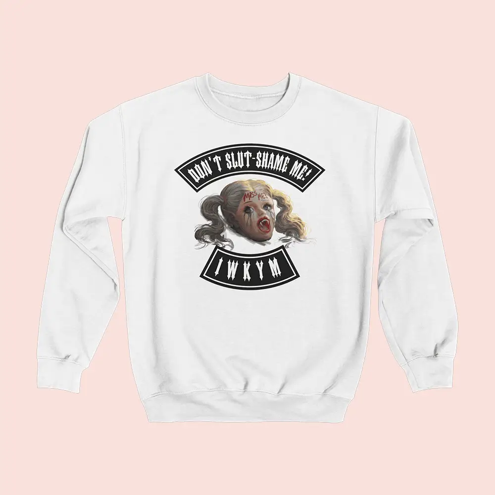 Dungeon Crawler Carl Merch Samantha Sweatshirt Don't Slut Shame Me IWKYM Fan Clothing Dungeon Crawler Carl Merch Samantha Sweatshirt Don't Slut Shame Me IWKYM Fan Clothing - Image 1