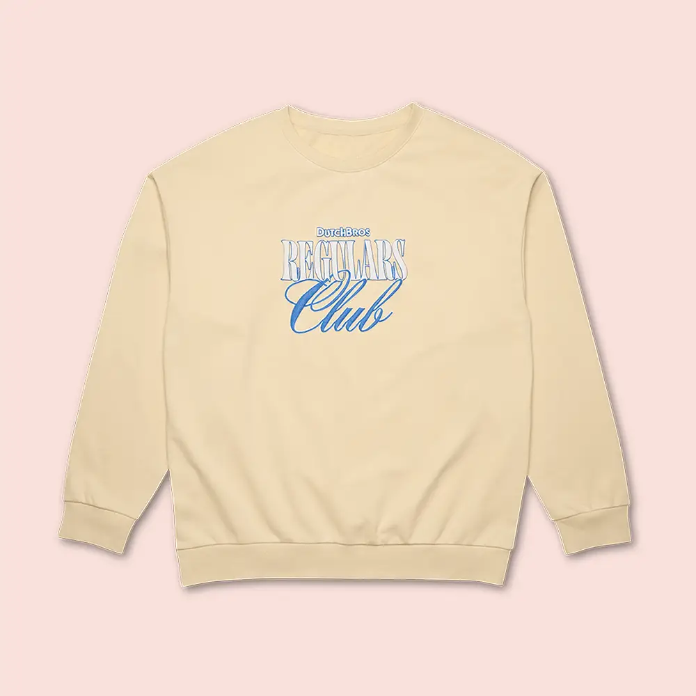 Dutch Bros Employee Merch Regulars Club Crewneck Dutch Bros Unique Gift For Sisters