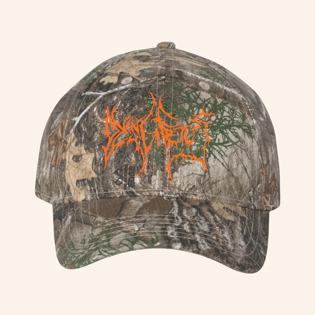 Dying Fetus Merch Dying Fetus Logo Embroidered Camo Hat Xmas Gifts For Dad - Wear&Decor