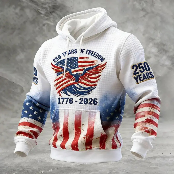 Eagle 250 Years Of Freedom 1776 2026 Hoodie Semiquincentennial Merch July 4Th Gifts