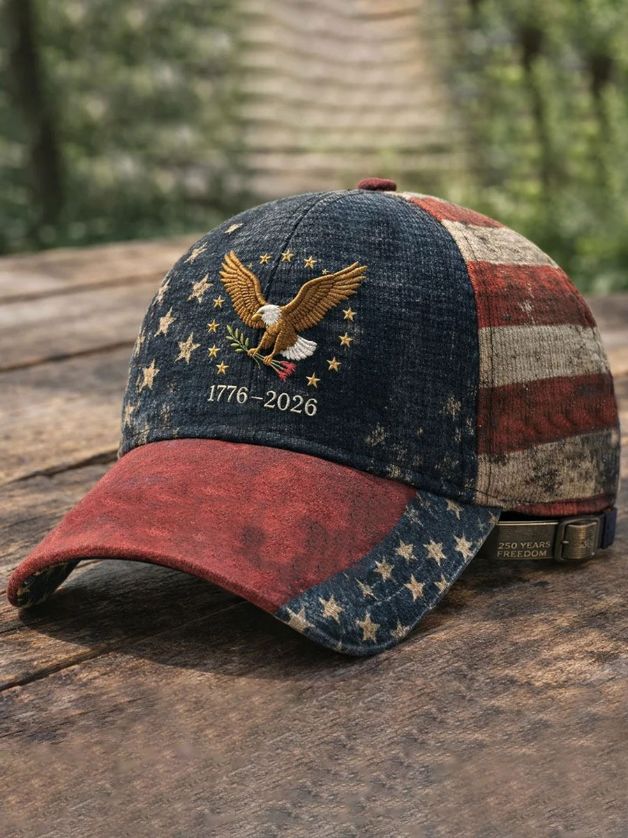 Eagle America 250th Anniversary Hat 1776 2026 Patriotic Baseball Cap Gifts For 4th Of July