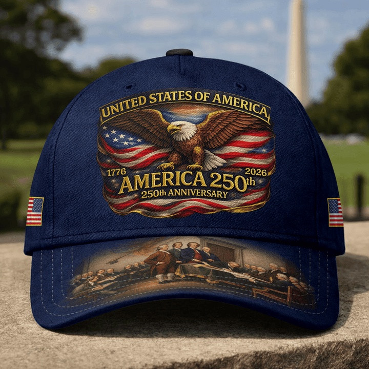 Eagle America 250th Anniversary Hat 1776 2026 USA Flag Baseball Cap Best 4th Of July Gifts