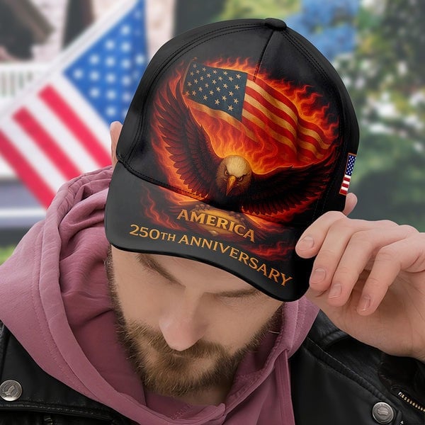 Eagle America 250th Anniversary Hat Semiquincentennial July 4Th 2026 Celebration Cap Gifts