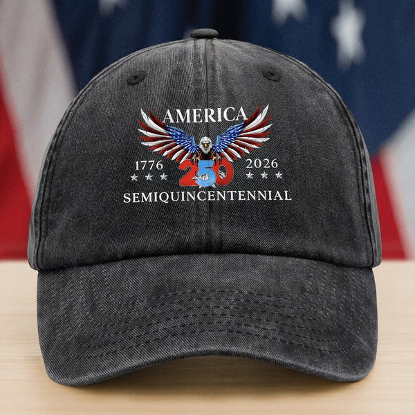 Eagle America Hat 1776 2026 Anniversary Semiquincentennial Cap Patriotic Presents Eagle America Hat 1776 2026 Anniversary Semiquincentennial Cap Patriotic Presents - Image 1