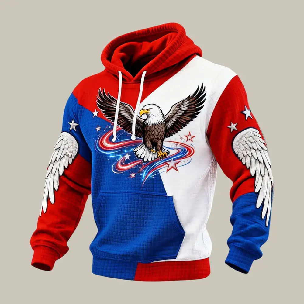 Eagle American 250th Anniversary Hoodie Independence Day 2026 Apparel Patriotic Gifts Eagle American 250th Anniversary Hoodie Independence Day 2026 Apparel Patriotic Gifts - Image 1