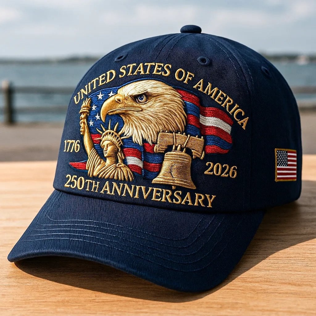 Eagle And Liberty United States 250th Anniversary Hat USA Flag Gift Ideas Eagle And Liberty United States 250th Anniversary Hat USA Flag Gift Ideas - Image 1