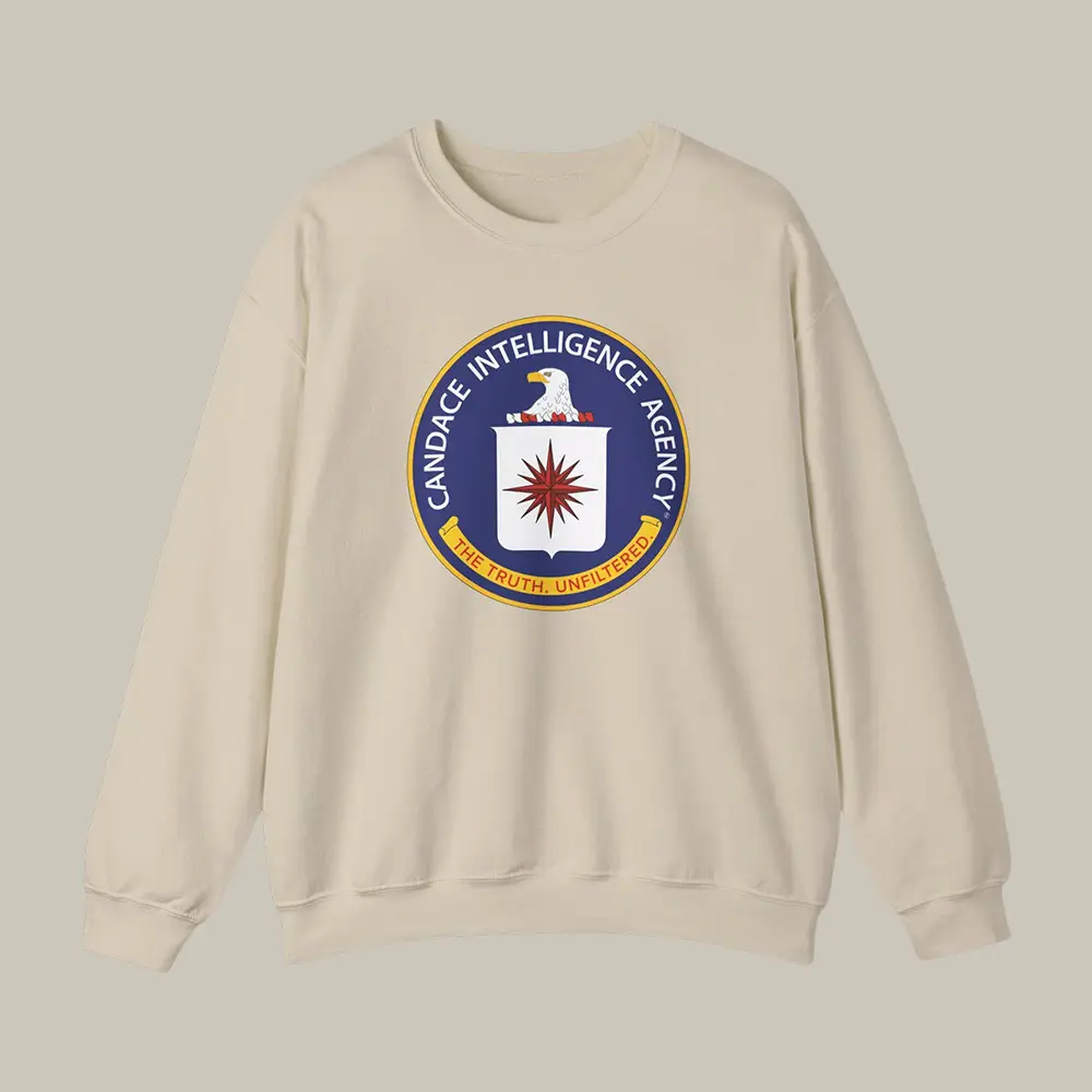 Eagle Candace Owens CIA Sweatshirt Political Clothing Line Gift For Her Eagle Candace Owens CIA Sweatshirt Political Clothing Line Gift For Her - Image 1